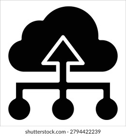 Hosting Icon Element For Design