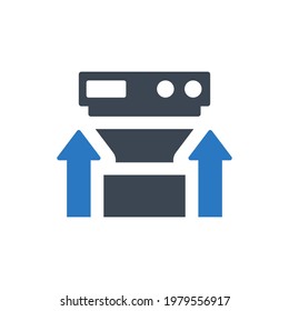 Hosting-Symbol (einfache Vektorgrafik)
