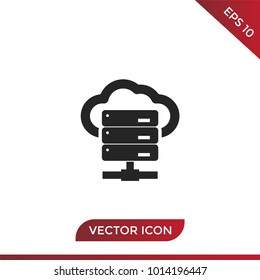 Hosting icon vector