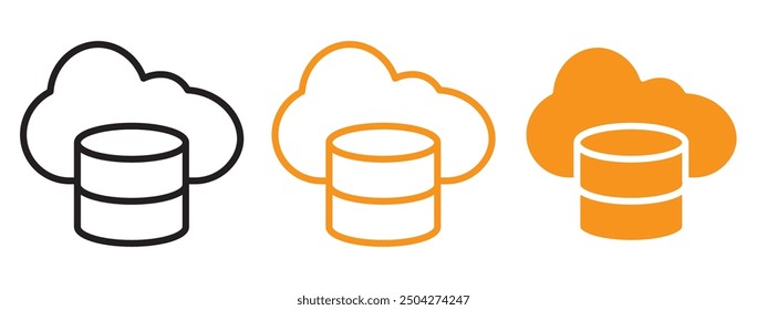 Hosting icon web design in vector