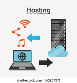hosting infographic design 