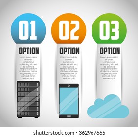 hosting infographic design 