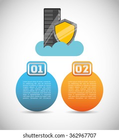 hosting infographic design 
