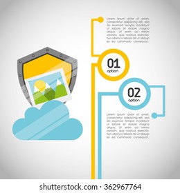 hosting infographic design 