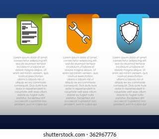 hosting infographic design 
