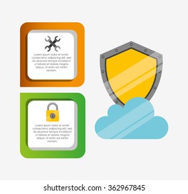 hosting infographic design 