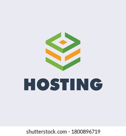 Diseño del logotipo de alojamiento, nuevo diseño del logotipo
