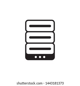 Hosting logo template, vector icon design