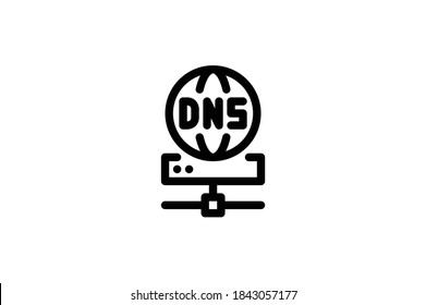 Hosting Outline Icon  - Dns Server