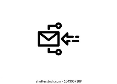 Hosting Outline Icon  - Inbox Mail