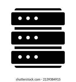 Hosting server Vector icon which is suitable for commercial work and easily modify or edit it

