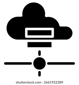 Icono de servicios de alojamiento para el diseño