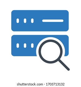 hosting vector  glyph color icon 