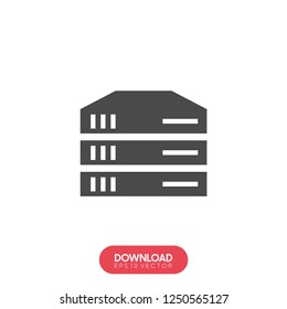 hosting vector icon