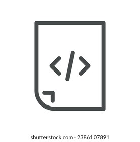 Hosting y gráficos web relacionados contorno de icono y vector lineal.