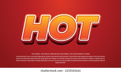 Hot 3d Style Editable Text Effect Template
