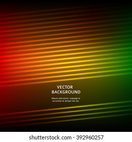 Hot abstract background of bright glow perspective with lighting lines. Gorgeous graphic image template. Abstract vector Illustration eps 10 for your business brochure