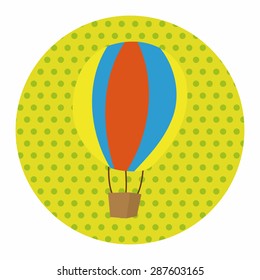 hot air ballon theme elements vector,eps