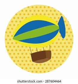 hot air ballon theme elements vector,eps