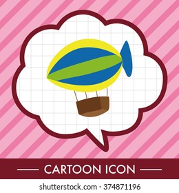 hot air ballon theme elements vector,eps