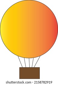 hot air ballon vector illustration image clipart