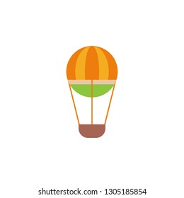 hot air balloon color icon from Brazilian carnival set