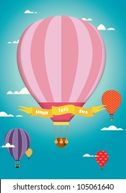 hot air balloon /