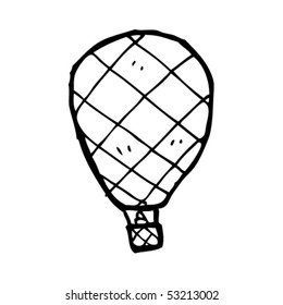hot air balloon drawing