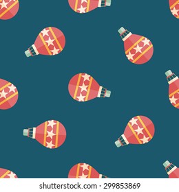 Hot Air Balloon flat icon,eps10 seamless pattern background