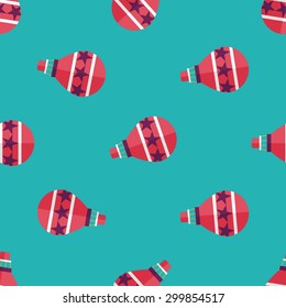 Hot Air Balloon flat icon,eps10 seamless pattern background