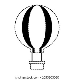 hot air balloon icon 