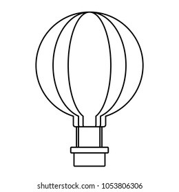 hot air balloon icon 