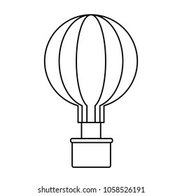 hot air balloon icon 