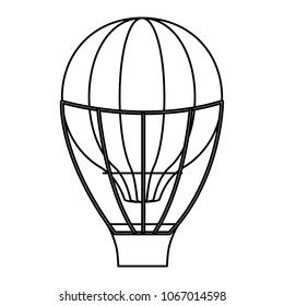 hot air balloon icon