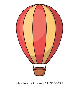 hot air balloon icon