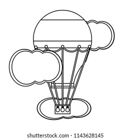 hot air balloon icon