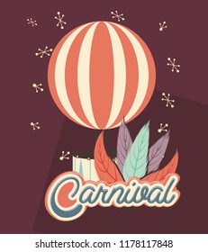 hot air balloon icon