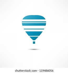 hot air balloon icon