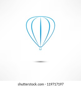 hot air balloon icon