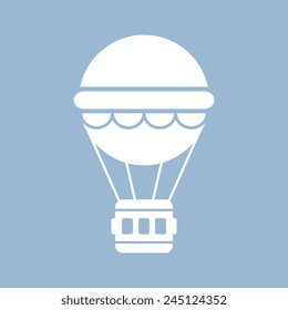 Hot air balloon icon
