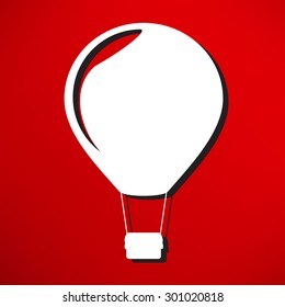 hot air balloon icon
