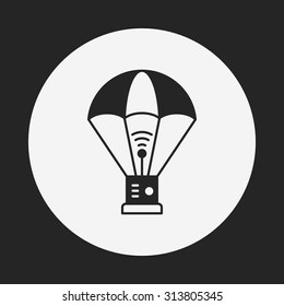 hot air balloon icon