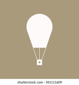 Hot air balloon icon