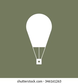 Hot air balloon icon