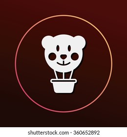 hot air balloon icon