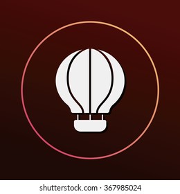 hot air balloon icon