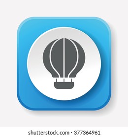hot air balloon icon