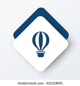 hot air balloon icon
