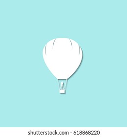 Hot air balloon icon
