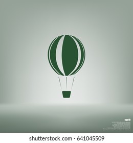 Hot air balloon icon